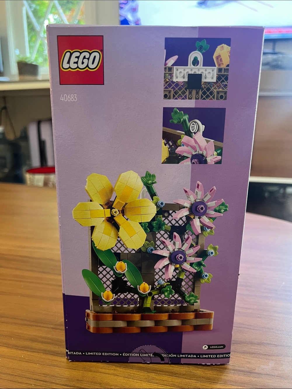 🟣 BOGO! NWT! LEGO Floral Trellis Display – Limited Edition